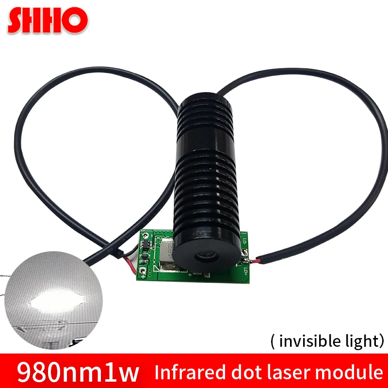 

New product high quality 980nm 1w infrared dot laser module size 20*60mm super bright fill light IR light night-vision part