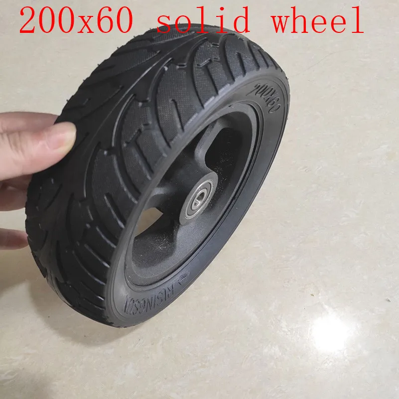 Lightning shipping 8 дюймов 200x60 электрический скутер балансировка автомобиля твердые шины с алюминиевой ступицы колеса 200*60 шины