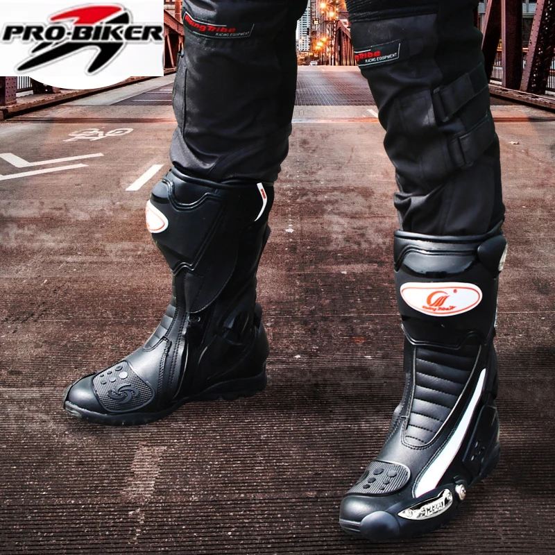 2020 Probiker Брендовые мужские мотоциклетные ботинки гоночная скоростная