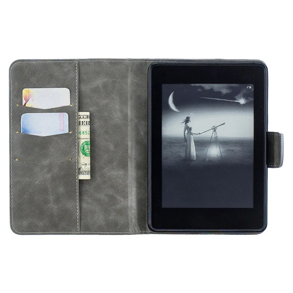 Новинка Kindle Paperwhite 4 10 поколение чехол защитный чехол ультра тонкий модный Чехол-книжка из искусственной кожи Z513