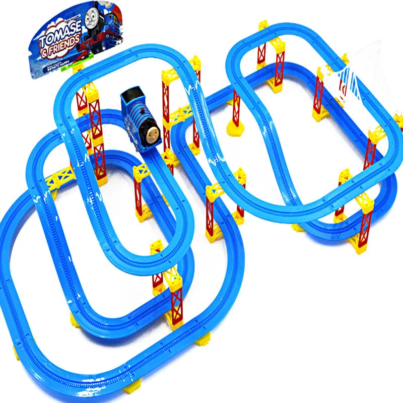 115 шт. детские игрушки Электрический рельсовый автомобиль детский поезд трек