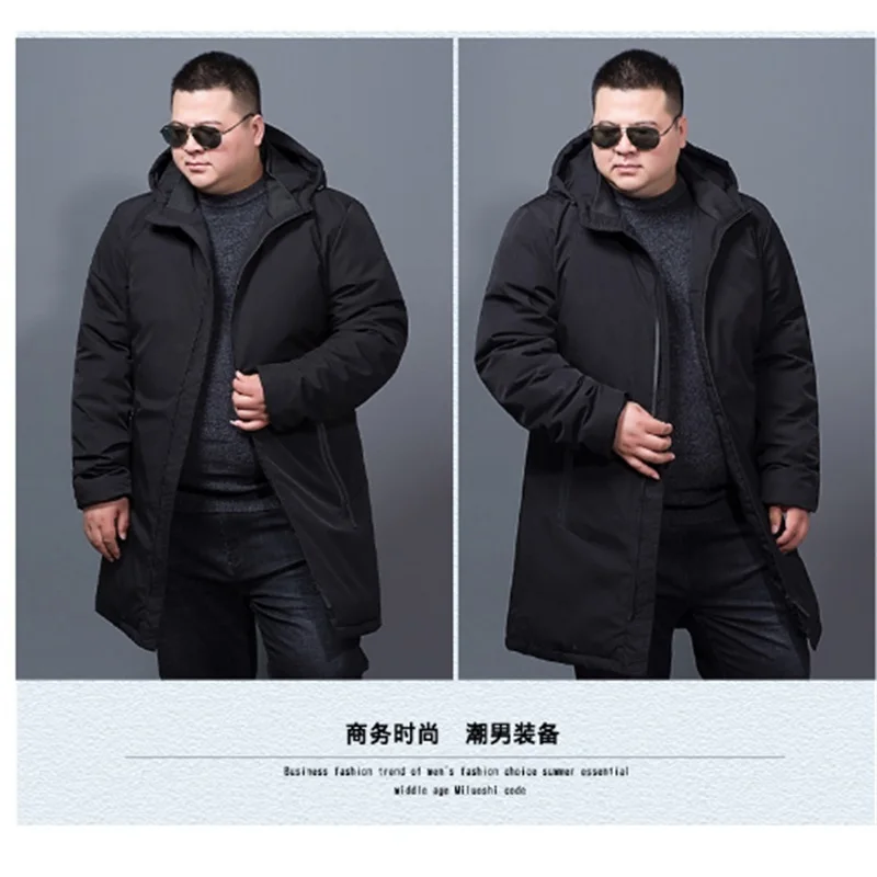 Большие размеры Новинка 10XL 9XL 8XL бюст 154 см молния прибытие теплая верхняя одежда зимняя куртка мужская Толстая ветрозащитная повседневная мужская куртка