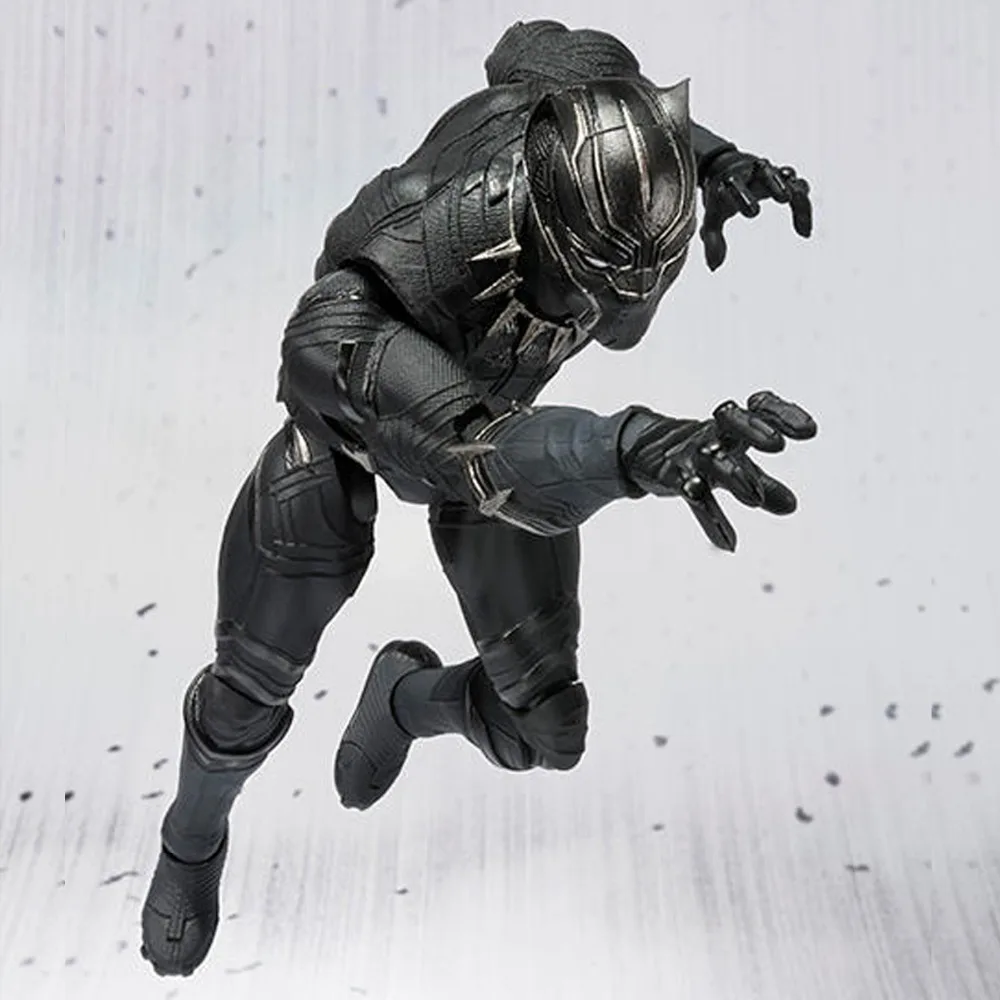 SHFiguarts Черная пантера гражданская война Капитан Америка фигурку 6.3 &quotБесплатная