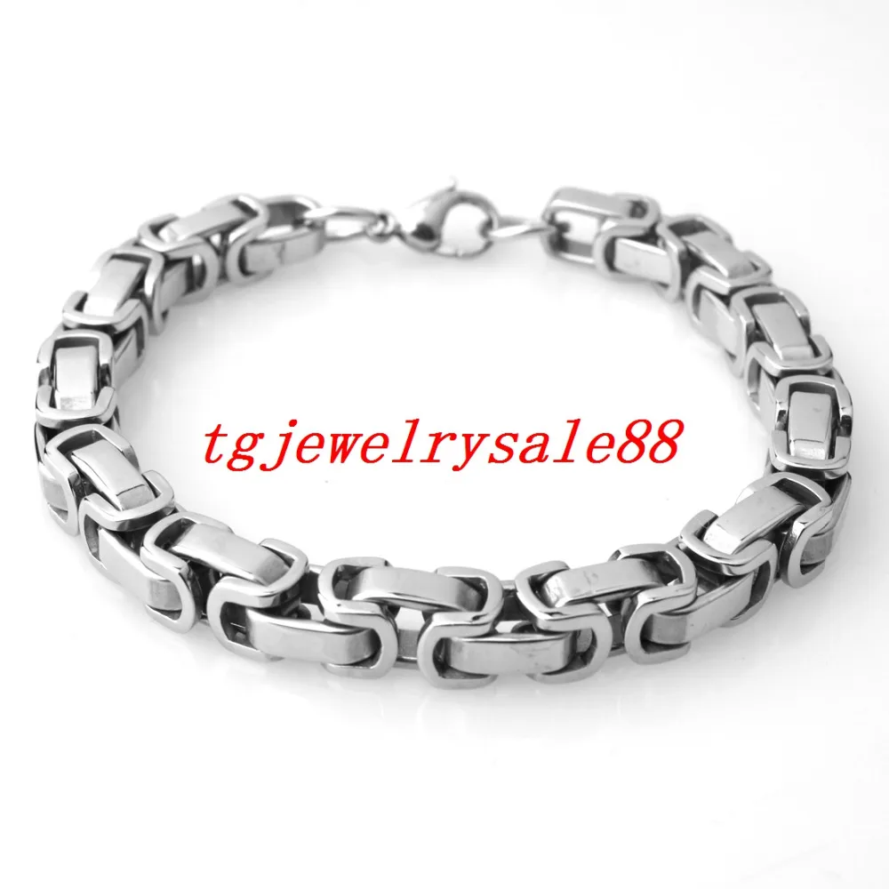 Браслет цепочка византийский шириной 5 мм популярный амулет для мужчин и женщин