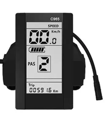 C965 Waterproof Электрический контроллер для велосипедов, Интеллектуальный KT lcd 3 lcd 5 lcd 6 C965 900S дисплей Ebike lcd Электрический скутер - Цвет: C965 Waterproof