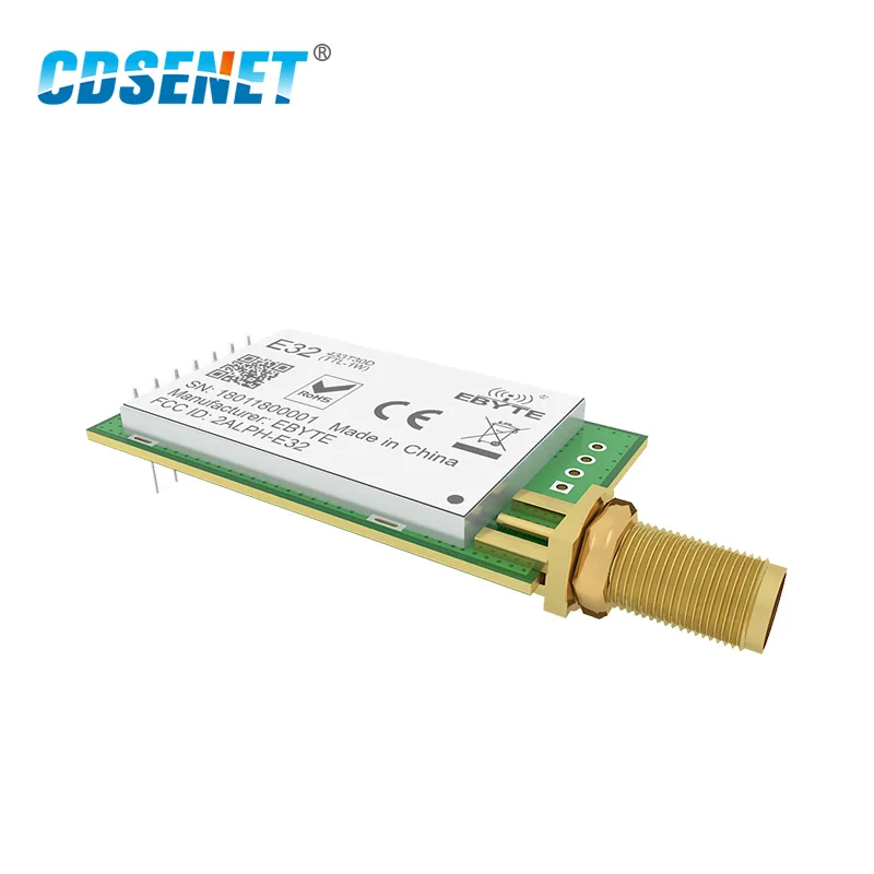 SX1278 LoRa 433 МГц 30dBm1W серийный Порты и разъёмы трансивер E32 433T30D V2.0 SMA длинный диапазон
