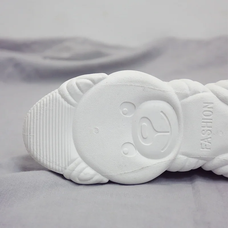 Дышащая повседневная обувь в Корейском стиле женская на плоской подошве
