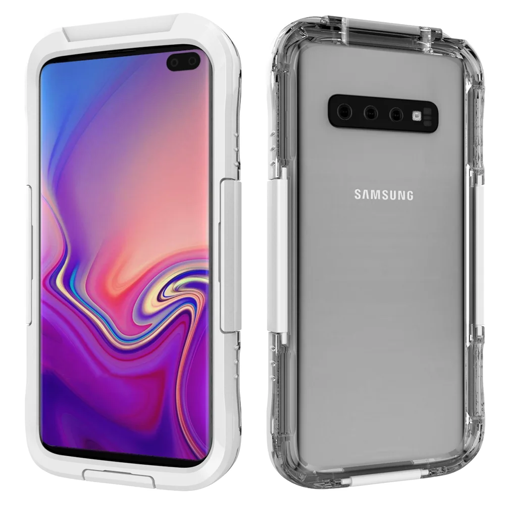 IP68 прозрачный водонепроницаемый чехол для Samsung Note 10 Plus 9 8 S10 S9 S8 S6 S7 Edge подводный S10e