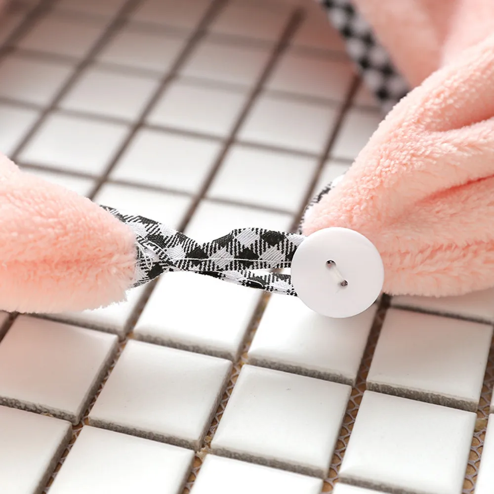 2019 коралловый бархатный тюрбан для волос аксессуары купания 6 6|Шапочки душа| |