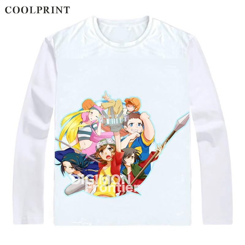 Dejitaru Monsuta Digimon 4 T-Shirt Multi-style Long Sleeve Shirts Frontier Dejimon Furontia Takuya Kanbara Cosplay Shirt | Мужская