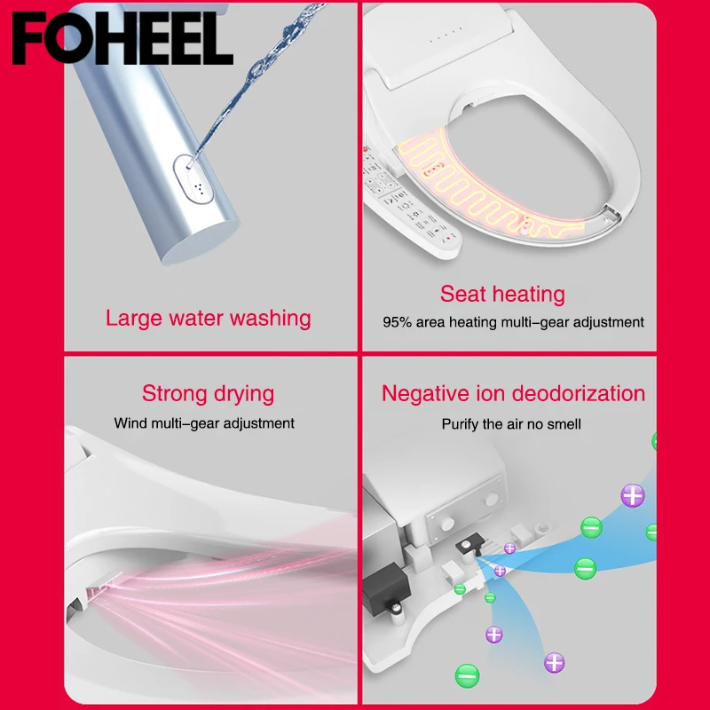 FOHEEL Новое Детское умное сиденье для унитаза с подогревом электронное биде со