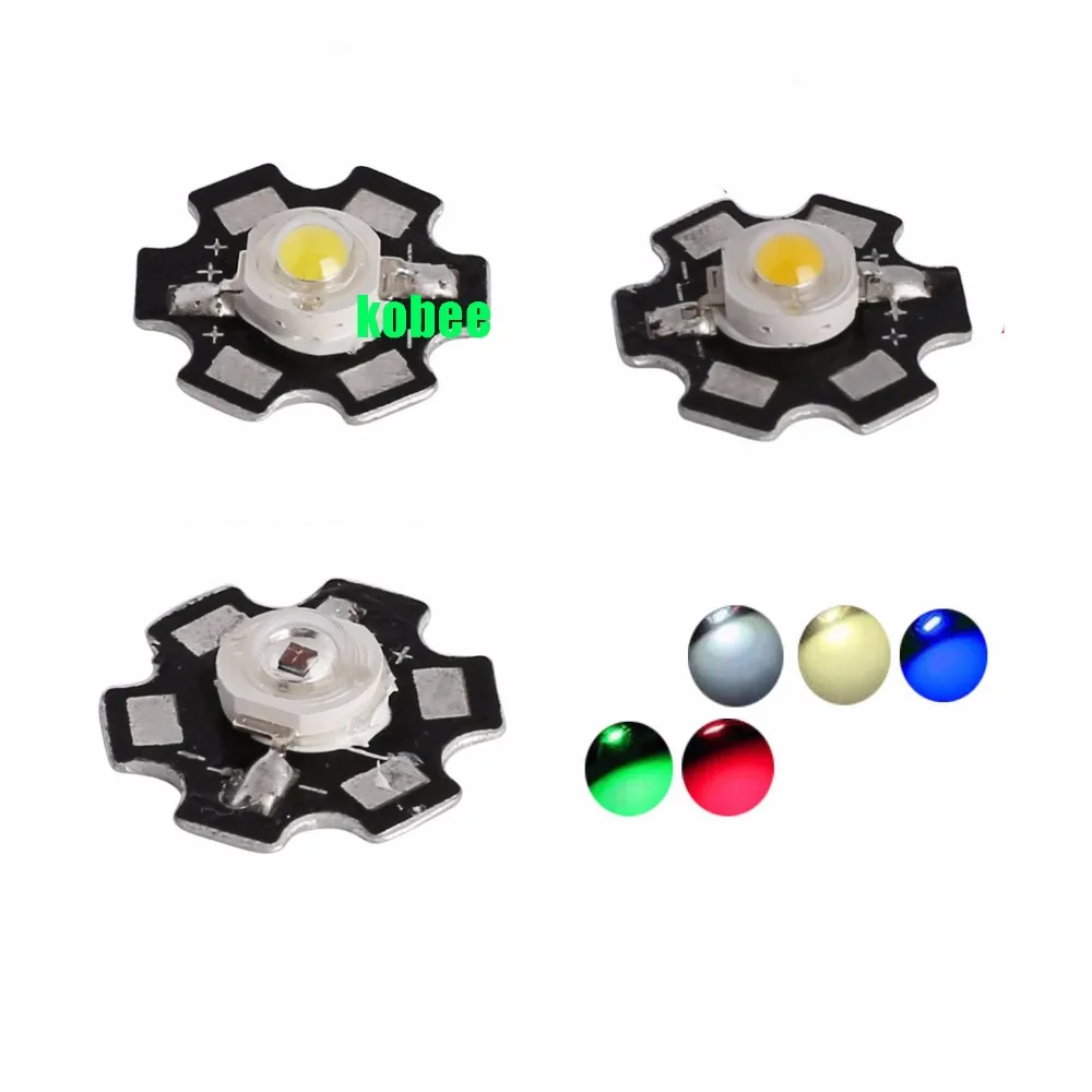 Светодиодный чип высокой мощности 3 Вт 10 шт. натуральный холодный теплый белый