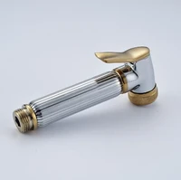 brass chrome and gold shattaf women hand held bidethigh pressure toilet gunbathroom accessoriesbidet faucet gun