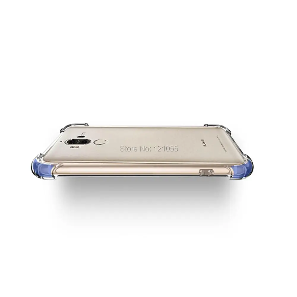 Силиконовый чехол для huawei mate 20 Pro P20 lite Nova 3 Honor 9, задняя крышка, TPU бампер, прозрачный угловой чехол, оптом, 100 шт./лот