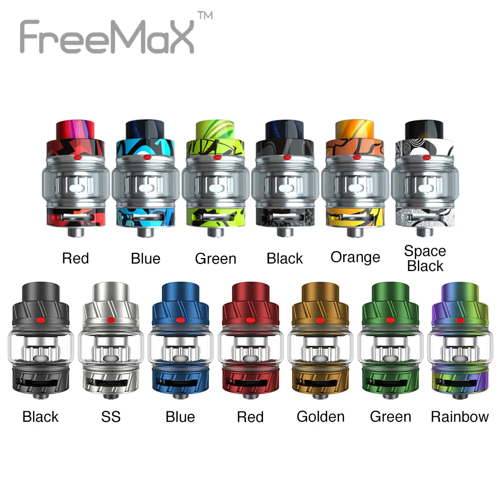 Оригинальный Freemax Fireluke 2 Subohm бак мл/5 мл емкость с TX1 & TX2 сетка катушка слайд к