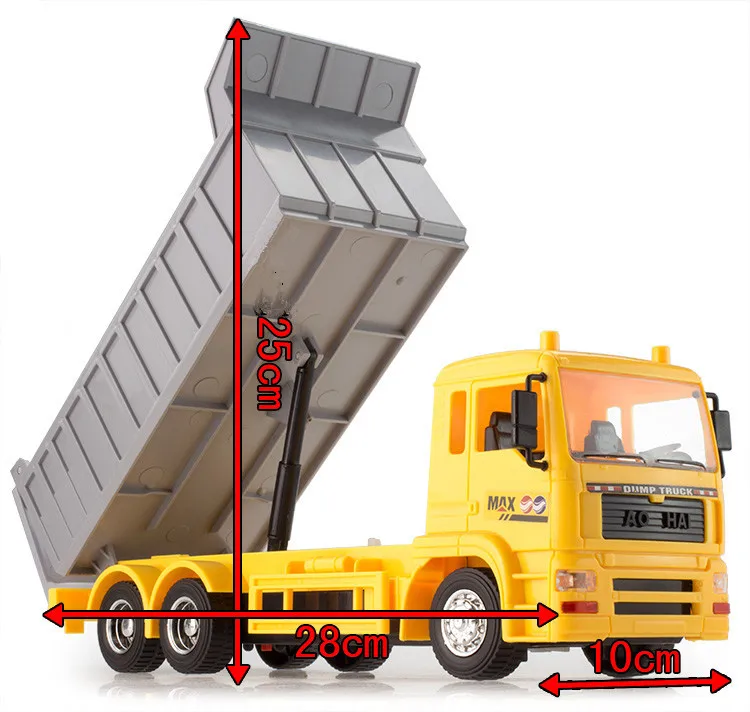 1:24 Дистанционное Управление самосвалов Беспроводной 7 каналов инженерно