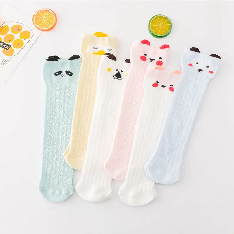 1 комплект Хлопковых Носков для девочек длинные гольфы малышей Детские носки