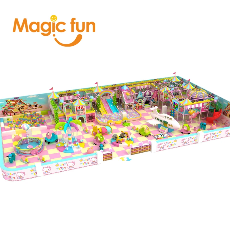Фото Надувная игровая площадка MAGICFUN scivoli для детей, коммерческий домик для прыжков, игровая площадка №2