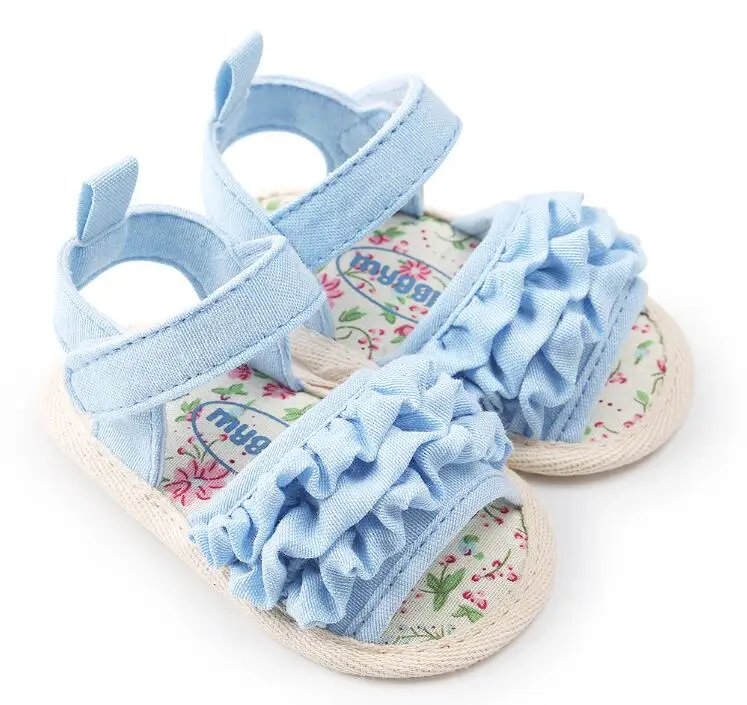 

0-18M Newborn Baby flower style Summer baby Shoes kids Girls Infant Soft Sole Shoes first walker toddler moccasins