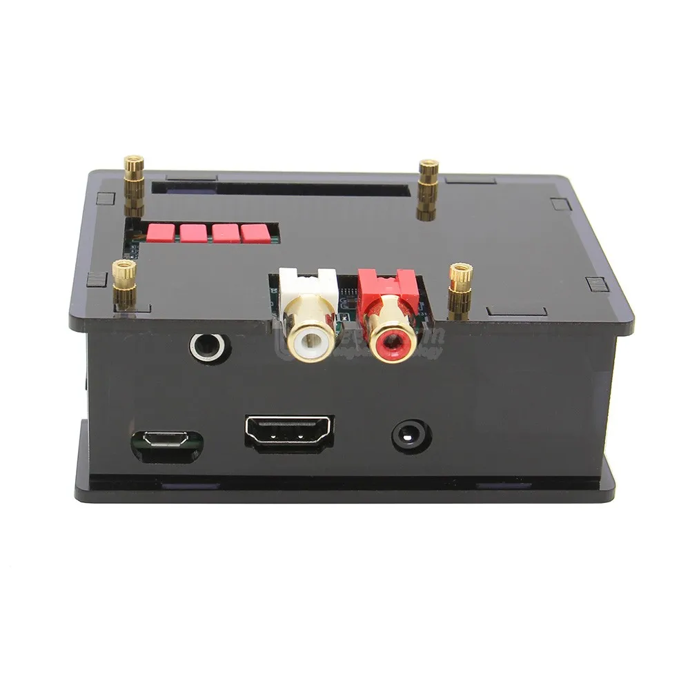 Акриловый чехол для Raspberry Pi 3 DAC Плата расширения защитный корпус PCM5122 аудио
