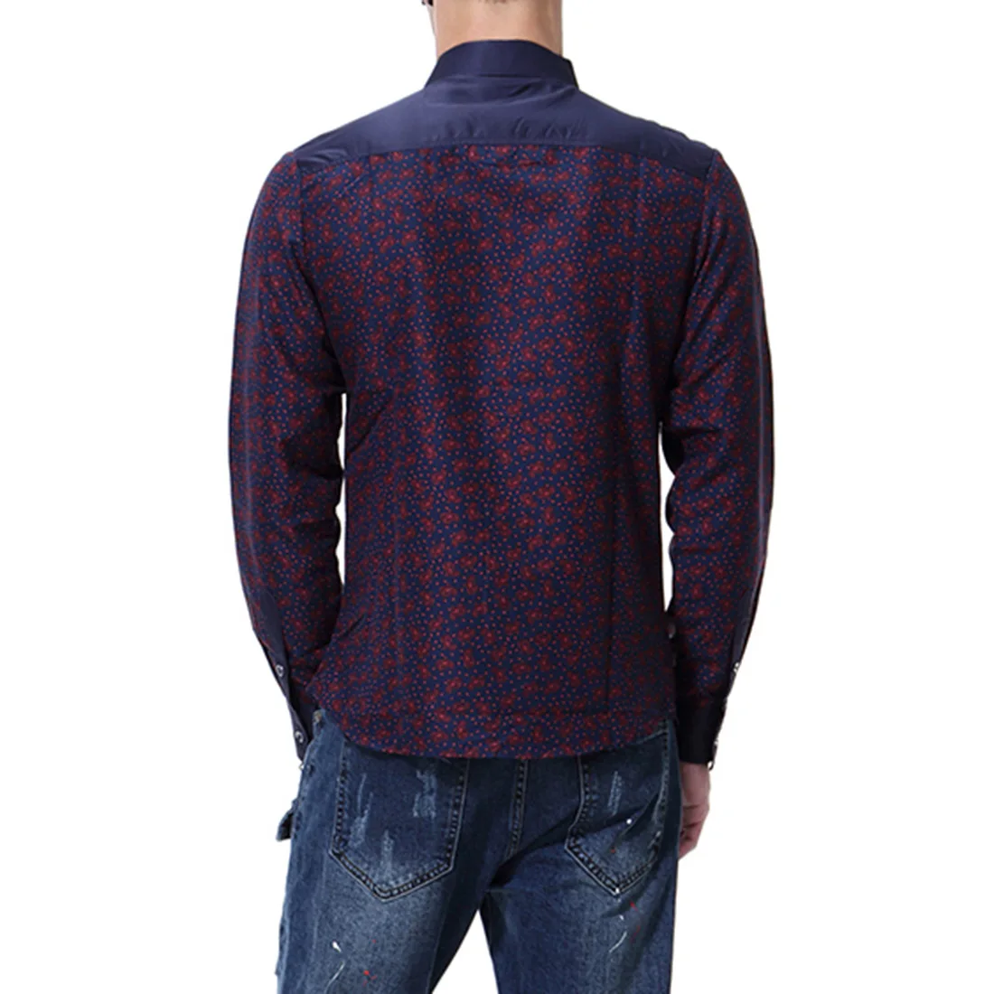 2018 Autumn New Style Men's casual long sleeved shirt collars camisa masculina camisas hombre modis Casual Cotton | Мужская одежда