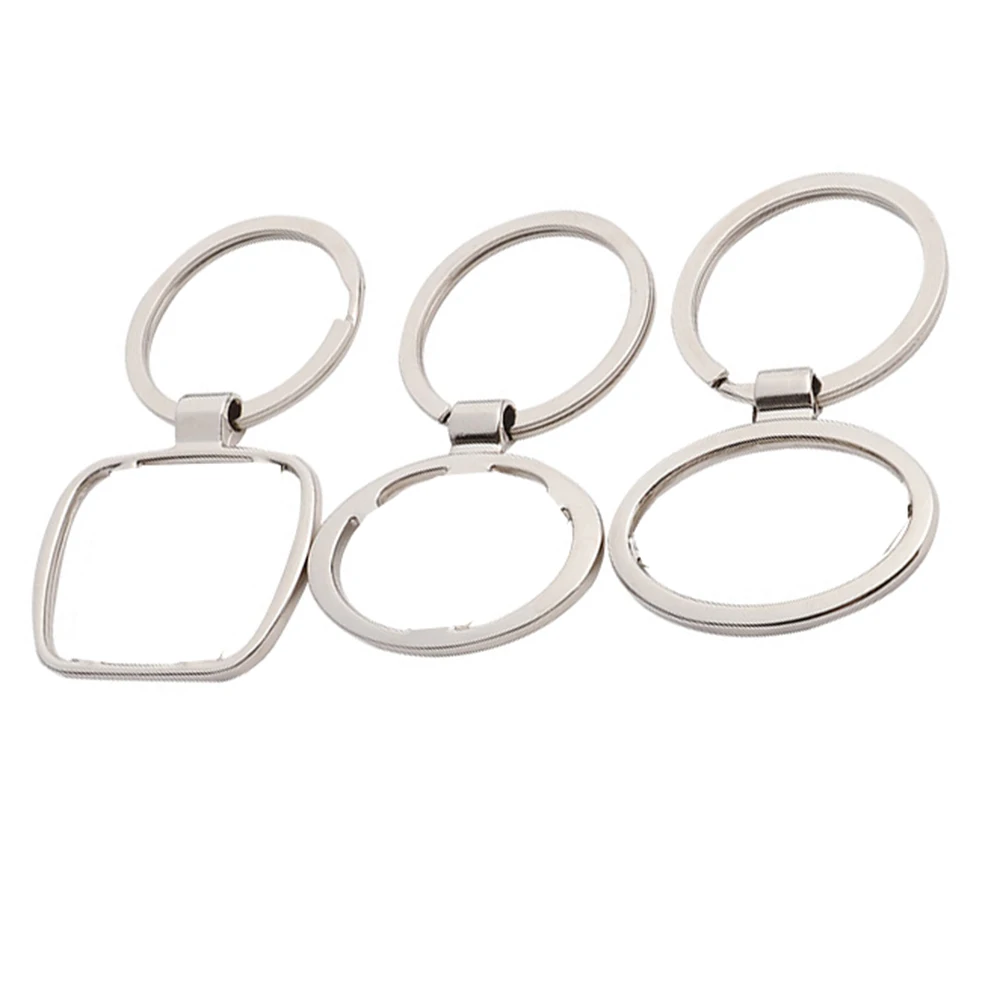 Полый металлический брелок для ключей с логотипом автомобиля VW Hyundai Peugeot Honda Toyota