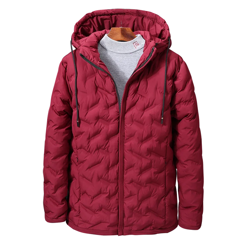 Мужская осенне зимняя стеганая куртка размеры 2XL 9XL|Мужские парки| |