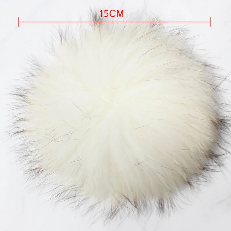 White Pompom Новинка, шапка из лисьего меха с помпонами, зимняя шапка для женщин, вязаная шапка для девочек, модная шапка Skullies Beanies, Брендовая женская шапка, Прямая поставка - Цвет: White Pompom