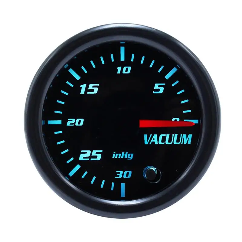 Vacuum Gauge 52 мм Датчик Тахометр RPM Meter Boost/Температура воды/Температура масла/давление масла/Тахометр/Вольт/Воздушный расход топлива/EGT/Вакуумный измеритель автомобиля - Цвет: Vacuum Gauge