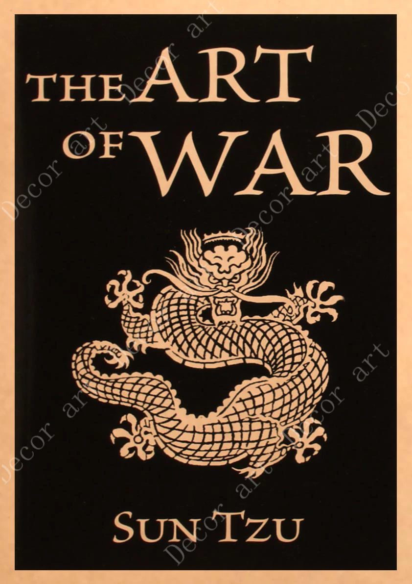 Китай Искусство войны солнце Tzu классические картины на холсте винтажные