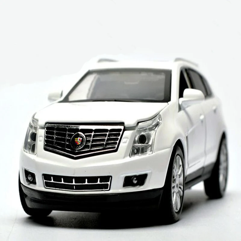 1:32 модель Cadillac SRX сплав литье под давлением игрушечный автомобиль оттягивающий звук и светильник Модель автомобиля детская игрушка подарок