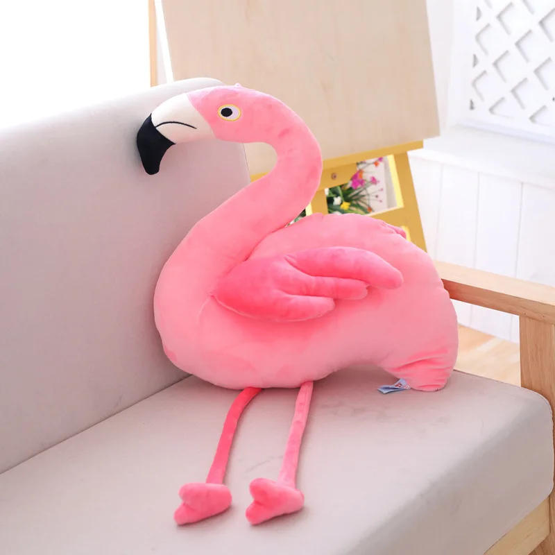 

Creative Flamingo Doll Pink Love Bird Plush Toy Child Doll Photo Props Toys for Children