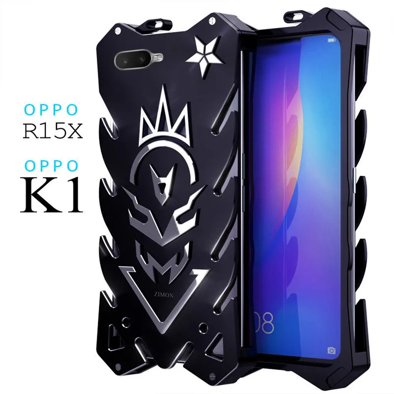 

Zimon Armor II Aviation Aluminum Metal Case For OPPO K3 K7 A92S A91 A11X Reno 4 3 Pro Powerful Outdoor Shockproof CNC Phone Case