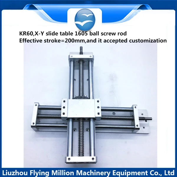 Linear Slide Stage optical axis sliding table module X Y cross slide ball screw slider effective stroke 200mm|screw pumps|screw testsliding panel |