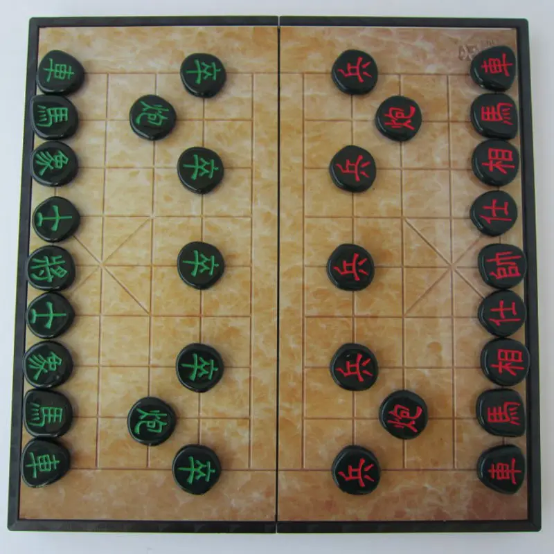 1 набор складной портативный магнитный китайский шахматы Дорожная игра