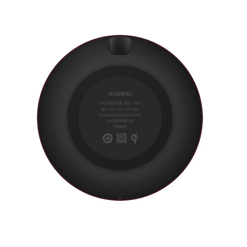 black Беспроводное зарядное устройство huawei, быстрая зарядка 15 Вт для смартфона, подходит для huawei, Iphone, samsung и т. Д., для сотового телефона, стандарт Qi, безопасность - Цвет: black