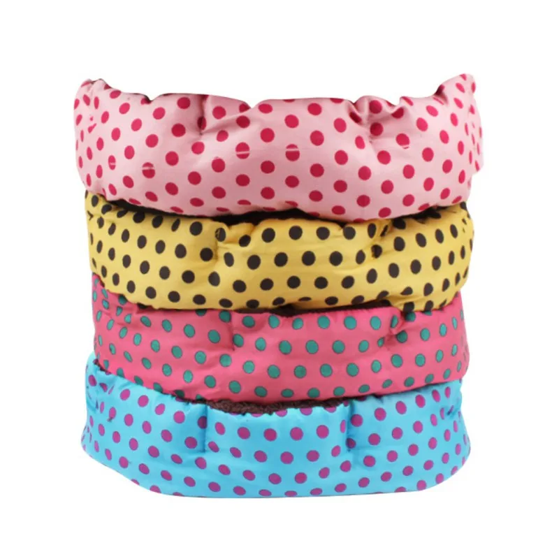 

Colorful Leopard Print Pet Cat And Dog Bed Pink Blue Yellowish brown, Deep Pink SIZE S M L XL Puppy House New