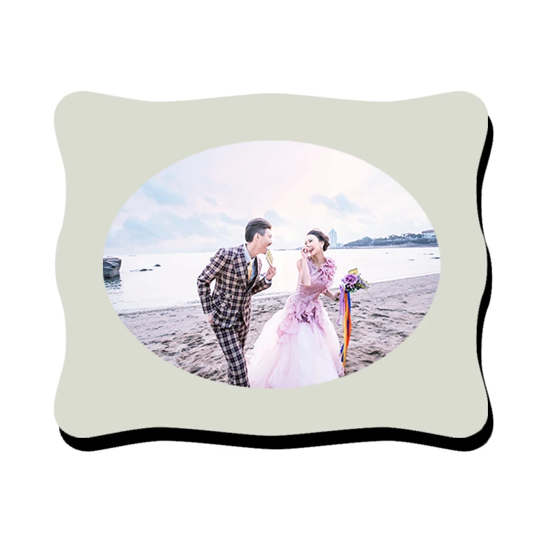 Модный кристалл МДФ деревянная фоторамка для DIY Индивидуальные Семейные картины