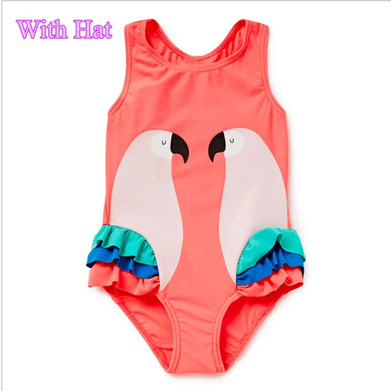 Цельнокроеный Купальник для девочек детский купальник купальный костюм милая
