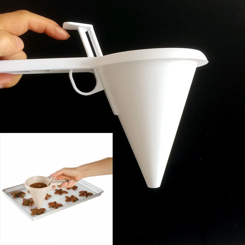 Multifunction Funnel Chocolate Batter Ice Cream Cake Milking Machine Baking Decoration Kitchen Oil Pot Dip Drainage Tool | Дом и сад