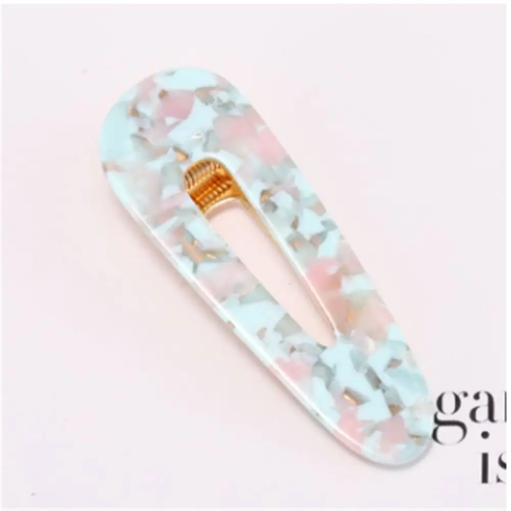 Женские заколки для волос золотистого цвета с геометрическим рисунком в горошек