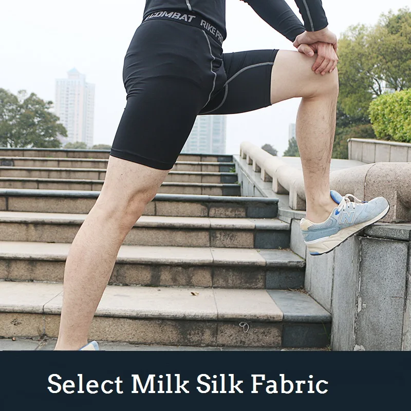 Мужские Компрессионные спортивные шорты базовый слой термостойкие короткие