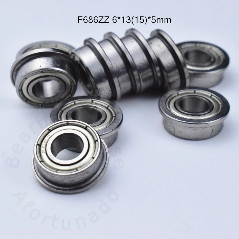 Фланцевые подшипники F686ZZ 6*13(15)* 5 мм 10 шт. бесплатная доставка подшипник с