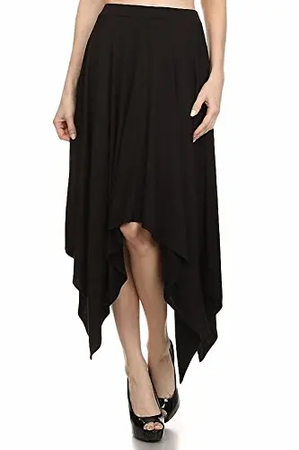 

Womens Summer customize Plus Size 3XS-10XL Irregular Elegant Draped Midi Irregular Hem Banded Waist chiffon Skirt Saias Longue