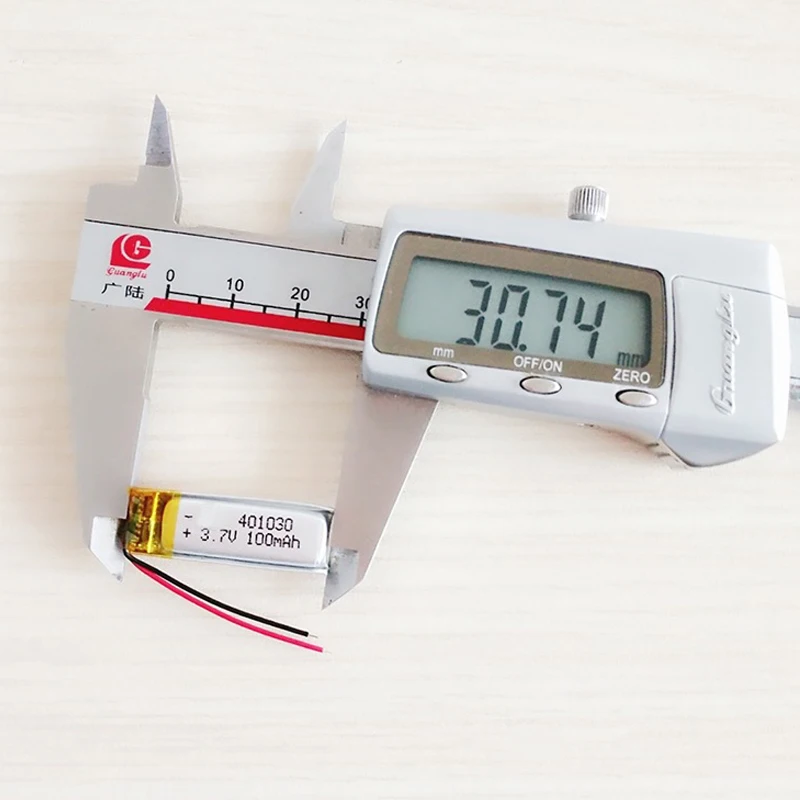 10 шт 3 7 V 100 mAH 401030 PLIB полимерный литий-ионный/литий-ионный аккумулятор для GPS mp3 mp4 mp5