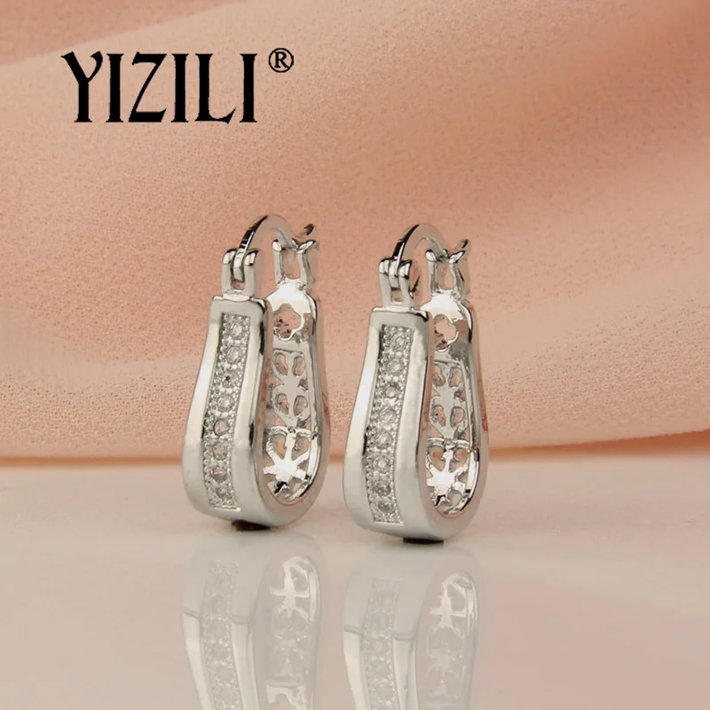 YIZILI, роскошная модная ваза, капля, натуральный циркон, для свадьбы, 585, розовое золото, хорошее ювелирное изделие, женские длинные висячие серьги, для свадьбы, вечеринки, A048