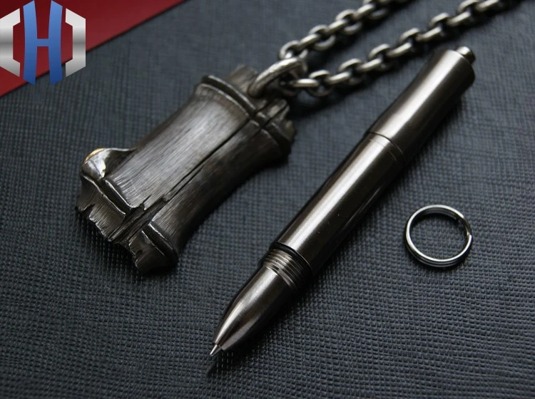 EDC Titanium ручка для ключей портативная маленькая улицы металлическая шариковая