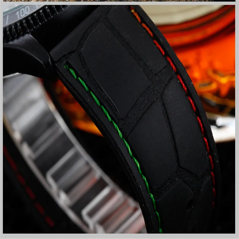 

Fashion New Original High Quality Men Timer Watch Silicone Quartz Analog Round Fashion Trendy Man Wristwatche