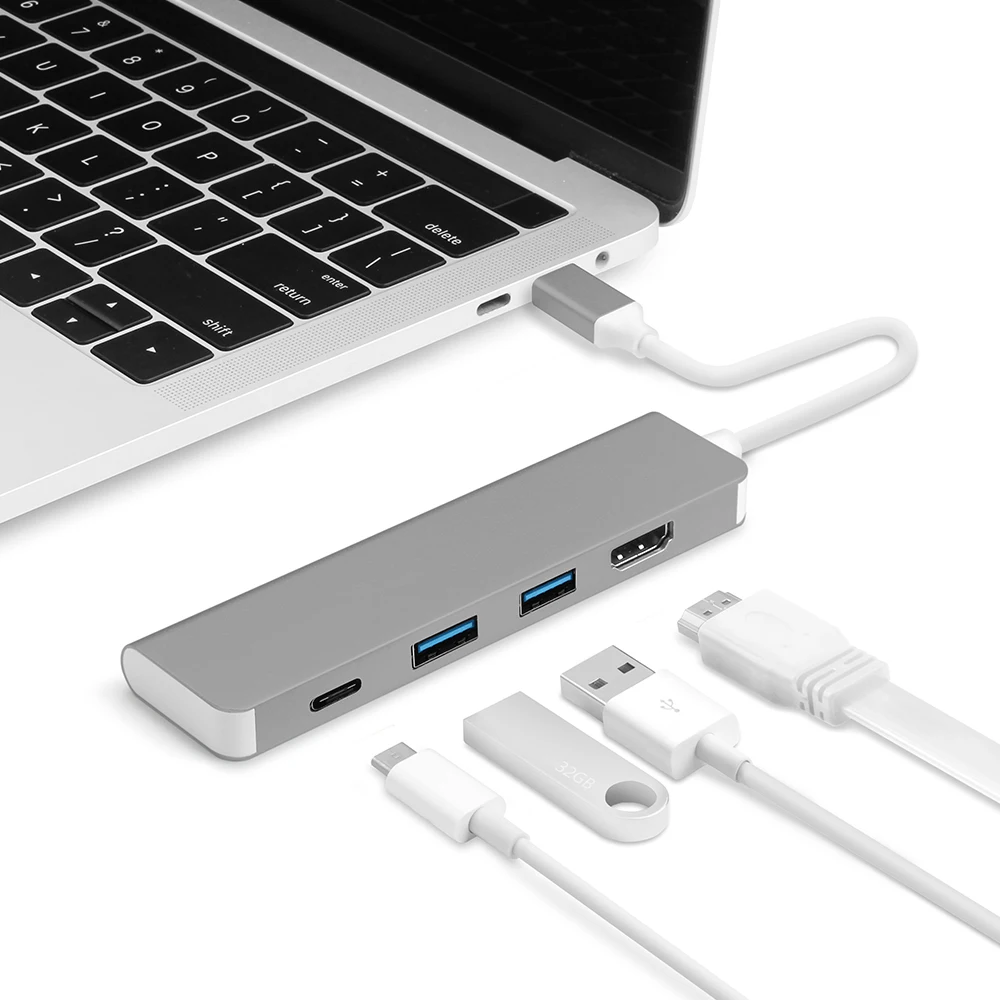 

USB-разветвитель на USB 3,0, 4k, Thunderbolt 3, Type-C