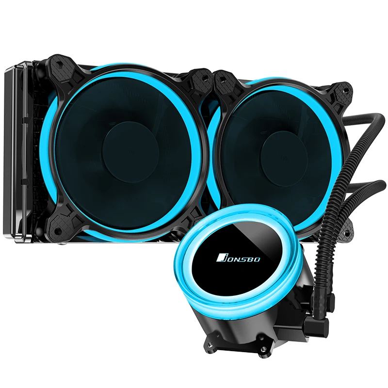 JONSBO RGB водяного охлаждения PC радиатор воды Cooler120/240 мм ШИМ Комплект радиатора TW2